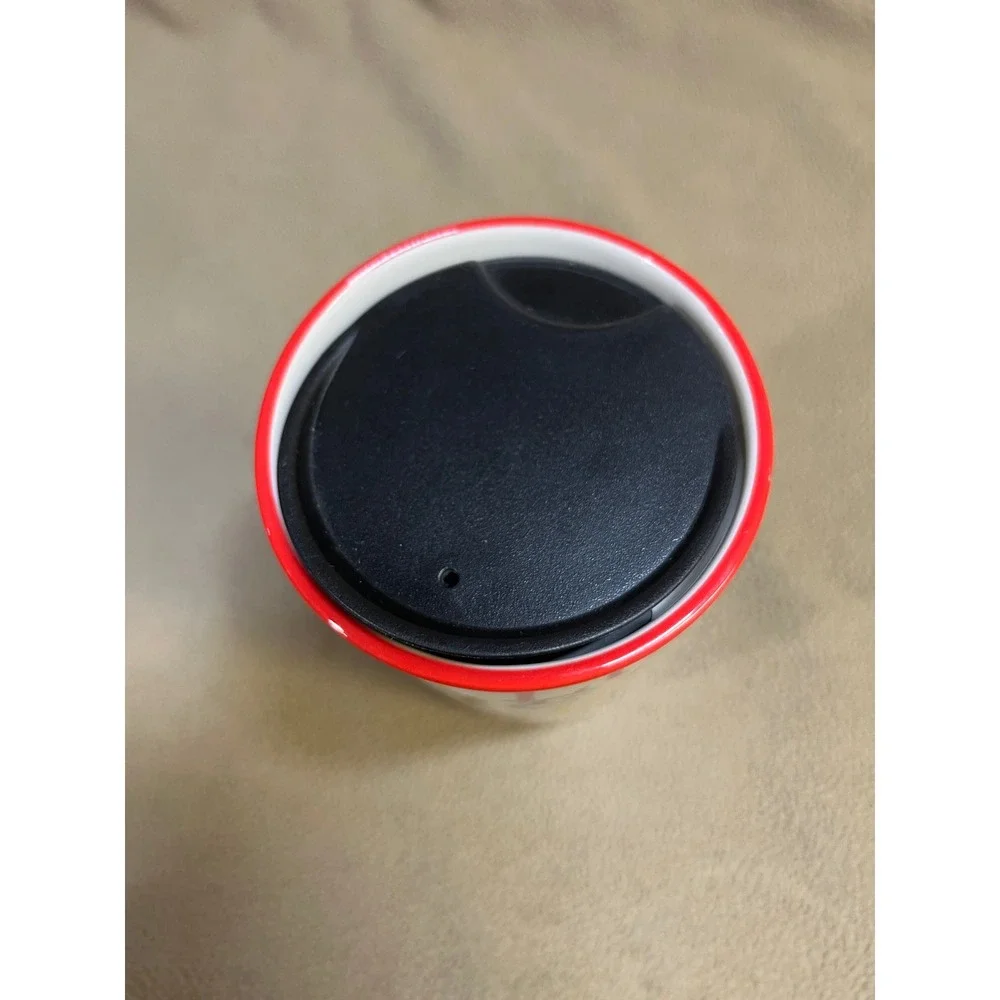 Starbucks Love Is Love Pride‎ Ceramic Travel Tumbler Mug 12oz Red Rim 2018